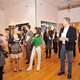 David Zwirner and Stiller (right) at auction preview (Getty Images)